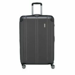 Travelite Reisetrolley City 4W L Erw. 77cm Anthrazit