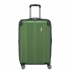 Travelite Reisetrolley City 4W M Erw. 68cm Grün