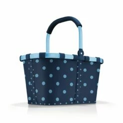 Reisenthel Einkaufskorb Carrybag Frame 22l Mixed Dots Blue