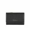 Coccinelle Hochkantbörse Damen Metallic Soft Wallet Noir