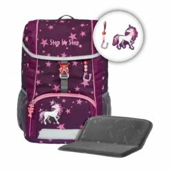 Step By Step Kinder Rucksack Set 3-tlg. Kid 13l Unicorn Nuala