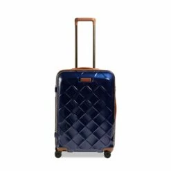 STRATIC Reisetrolley Leather & More M 66cm Blue