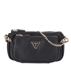 Guess Umhängetasche Noelle DBL Pouch Crossbody Black