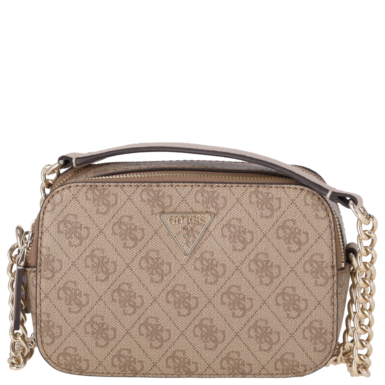 Guess Umhängetasche Noelle Crossbody Camerabag Latte Logo 3 Guess Umhängetasche Noelle Crossbody Camerabag Latte Logo