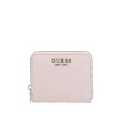 Guess Kleinbörse Damen Laurel SLG Small Zip Around Light Rose