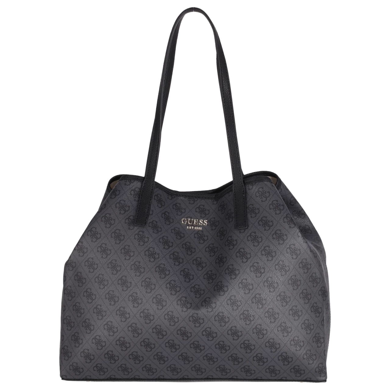 Guess Shopper Vikky Large Tote Coal 3 Guess Shopper Vikky Large Tote Coal