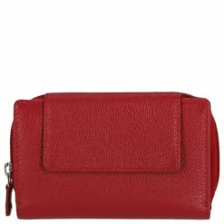 KENORADA Hochkantbörse Damen Mekong Flap Wallet L Rot