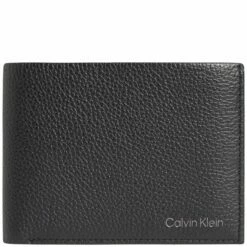 Calvin Klein Querbörse Herren Warmth Trifold 10CC W/coin Black