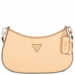 Guess Beuteltasche Noelle Top Zip Shoulder Bag Apricot Cream