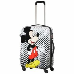 American Tourister Reisetrolley Disney Legends Dots Spinner 67cm Mickey Mouse Polka Dot