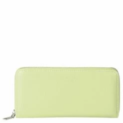 Seidenfelt Manufaktur Langbörse Damen Smilla Light Green