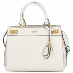 Guess Kurzgriff Tasche Katey Luxury Satchel Stone