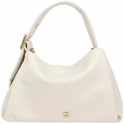 AIGNER Beuteltasche Mona M Cotton Weiß