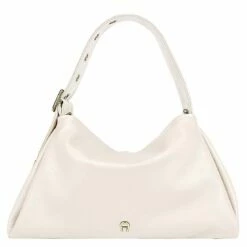 AIGNER Beuteltasche Mona L Cotton Weiß