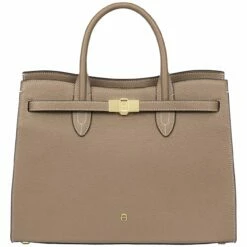 AIGNER Kurzgriff Tasche Farah L Taupe