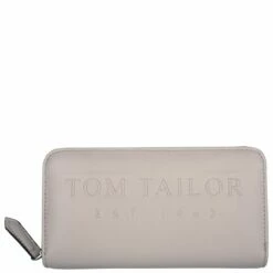 Tom Tailor Langbörse Damen Teresa Long Zip Wallet Light Grey