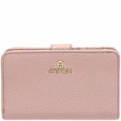 AIGNER Hochkantbörse Damen Ivy Cowhide Stardust Rose