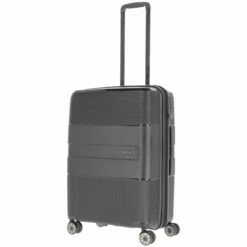 Travelite Reisetrolley Waal 4w M 65cm Schwarz