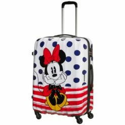 American Tourister Reisetrolley Disney Legends Dots Spinner 75cm Minnie Blue Dots