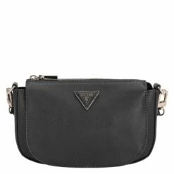 Guess Umhängetasche Brynlee Mini Triple Compt Flap Xbody Black