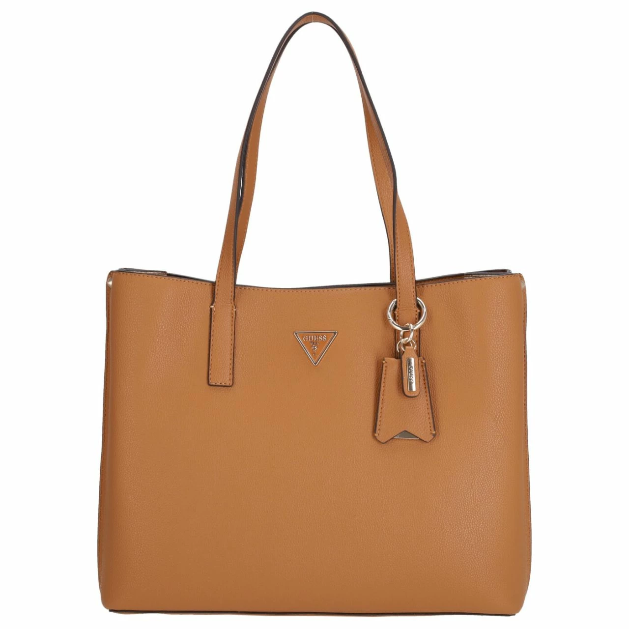 Guess Shopper Meridian Girlfriend Tote Cognac 3 Guess Shopper Meridian Girlfriend Tote Cognac