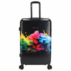 KENORADA Reisetrolley Plumeria 4W L 76cm Multi