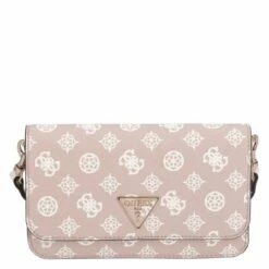 Guess Umhängetasche Noelle XBody Flap Organizer Light Rose Logo