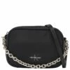 Calvin Klein Jeans Umhängetasche Nylon Chain Camera Bag Black
