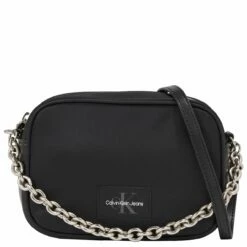 Calvin Klein Jeans Umhängetasche Nylon Chain Camera Bag Black