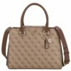 Guess Kurzgriff Tasche Noelle Girlfriend Satchel Latte Logo/brown -Aufbewahrungstasche Geschäft 0 0165120a404cfb3 1280x1280