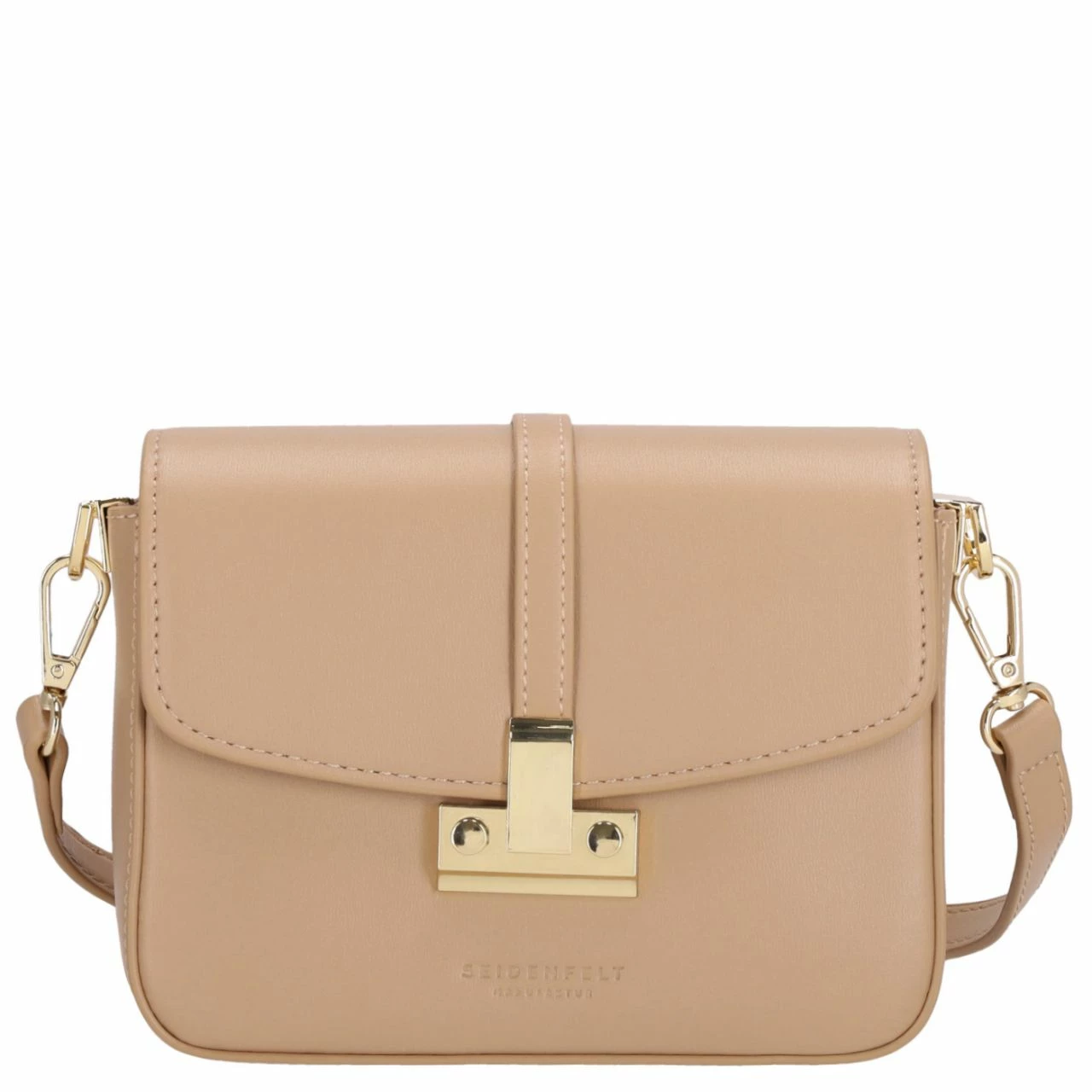 Seidenfelt Manufaktur Umhängetasche Giora Crossbody Powder Taupe/gold 3 Seidenfelt Manufaktur Umhängetasche Giora Crossbody Powder Taupe/gold