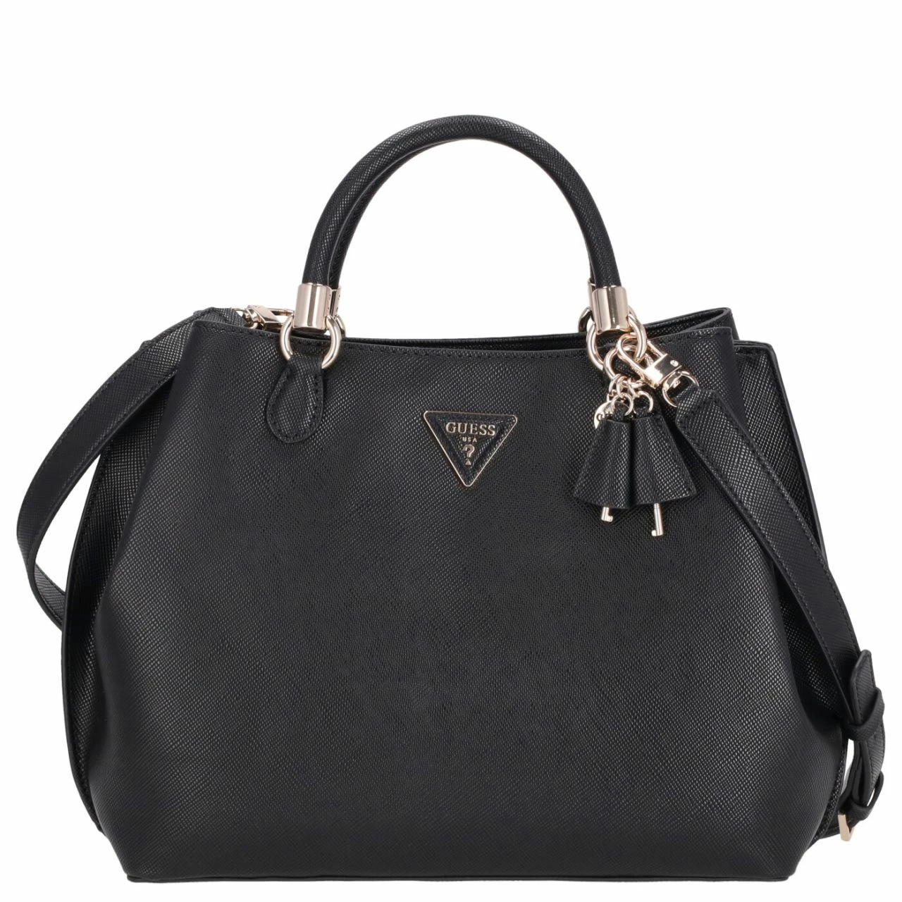 Guess Kurzgriff Tasche Gizele Girlfriend Carryall Black 3 Guess Kurzgriff Tasche Gizele Girlfriend Carryall Black