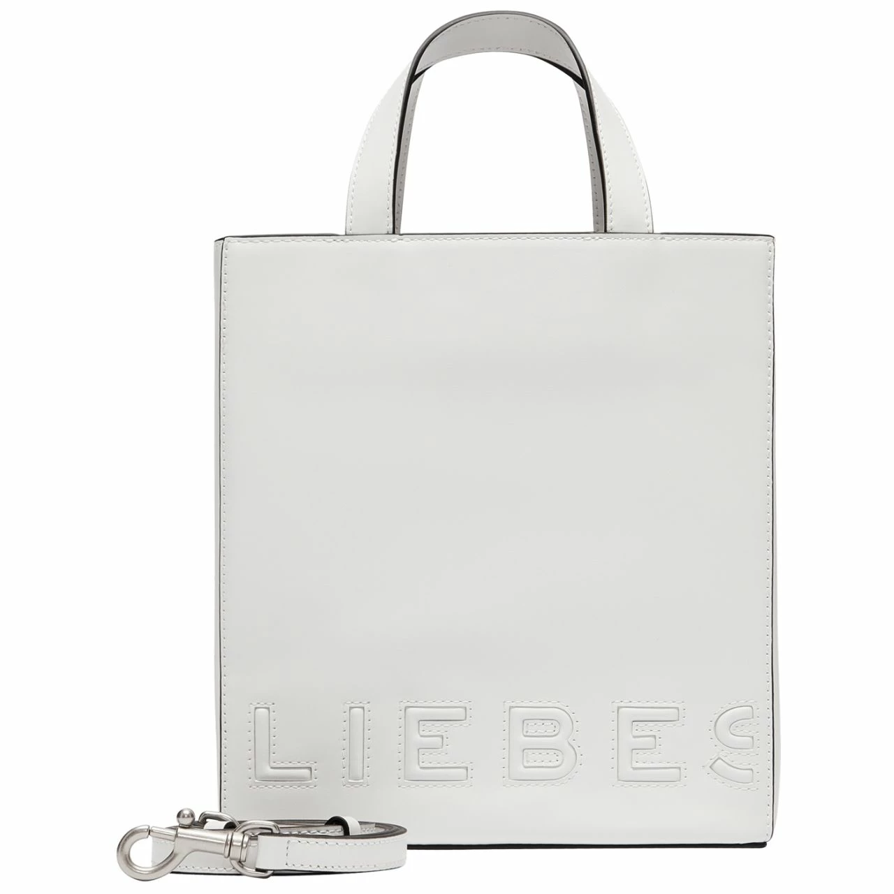 Liebeskind Berlin Kurzgriff Tasche Paper Bag Tote S Offwhite 3 Liebeskind Berlin Kurzgriff Tasche Paper Bag Tote S Offwhite