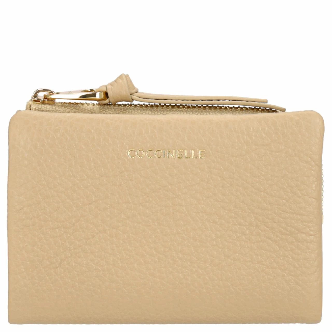 Coccinelle Hochkantbörse Damen Softy Small Wallet Grain. Lea. Fresh Beige 3 Coccinelle Hochkantbörse Damen Softy Small Wallet Grain. Lea. Fresh Beige
