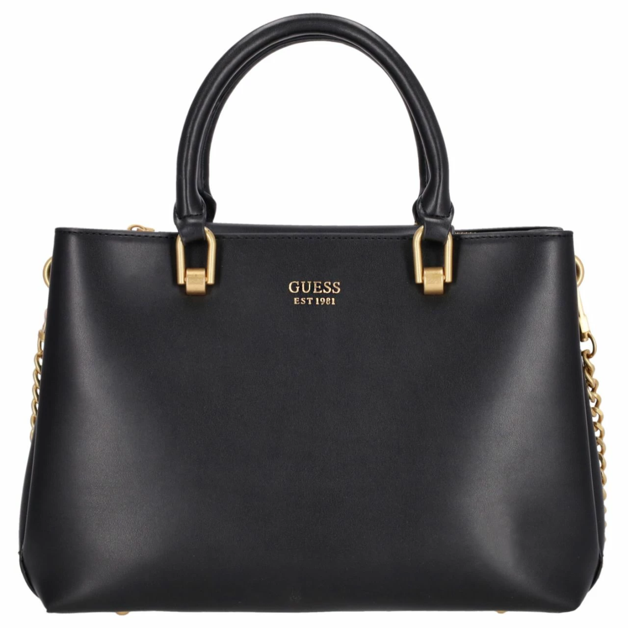 Guess Kurzgriff Tasche Masie Girlfriend Satchel Black 3 Guess Kurzgriff Tasche Masie Girlfriend Satchel Black