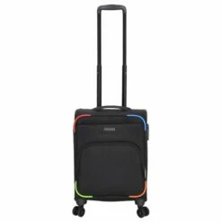 KENORADA Reisetrolley SoftLITE 4w S 55 Cm Bunte Ecken