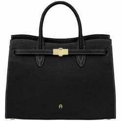 AIGNER Kurzgriff Tasche Farah L Black