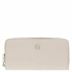 AIGNER Langbörse Damen Zita Pearl White