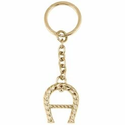 AIGNER Schlüsselanhänger Maia Logo Gold