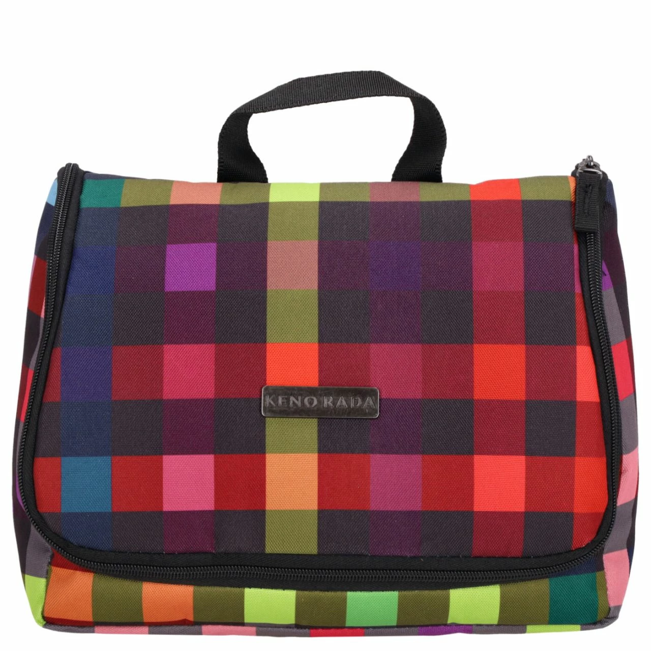 KENORADA Kulturbeutel SoftLITE Multicolorcheck 3 KENORADA Kulturbeutel SoftLITE Multicolorcheck