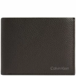 Calvin Klein Querbörse Herren Warmth Trifold 10CC W/coin Dark Brown