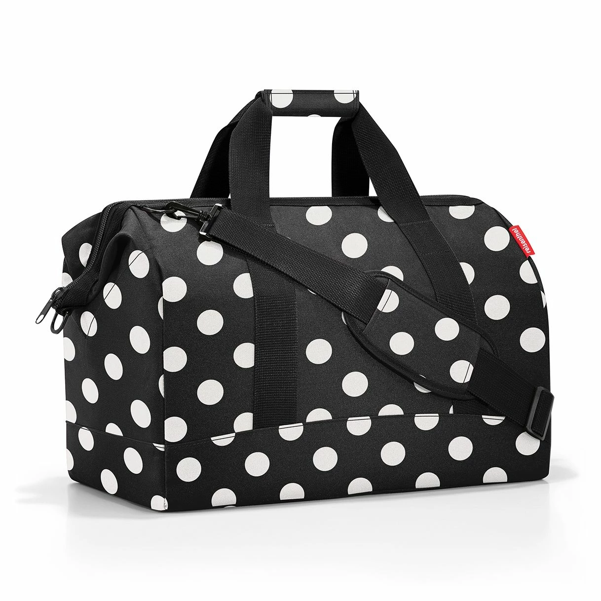 Reisenthel Reisetasche Allrounder L 30l Dots White 3 Reisenthel Reisetasche Allrounder L 30l Dots White