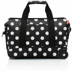 Reisenthel Reisetasche Mit Rollen Allrounder Trolley 30l Dots White
