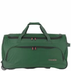 Travelite Reisetasche Mit Rollen Basics Fresh L 89l Dunkelgrün