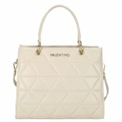 Valentino Kurzgriff Tasche Carnaby Ecru