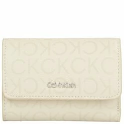 Calvin Klein Querbörse Damen CK MUST SMALL TRIFOLD Stoney Beige Epi Mo