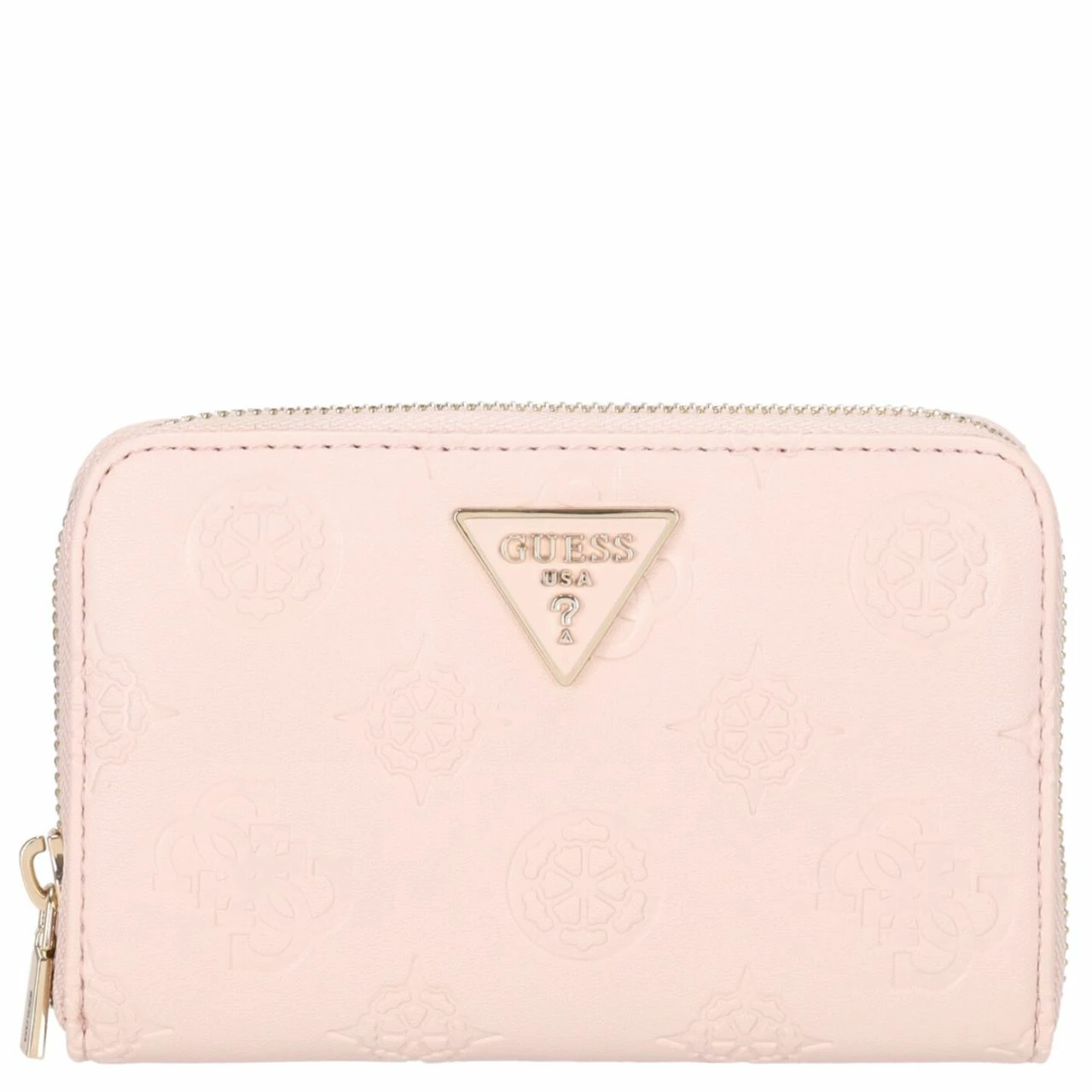 Guess Querbörse Damen Jena SLG Medium Zip Around Pale Pink Logo 3 Guess Querbörse Damen Jena SLG Medium Zip Around Pale Pink Logo