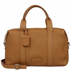 Burkely Kurzgriff Tasche Soft Skylar Bowler Bag Cognac