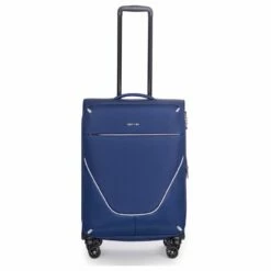 Stratic Reisetrolley Strong 4DR EW TSA Spinner M 65cm Navy