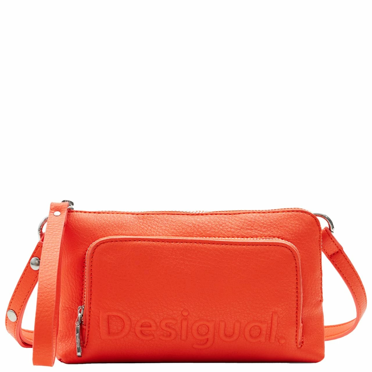 Desigual Umhängetasche Mone Half Logo 24 Lisa Mandarina 3 Desigual Umhängetasche Mone Half Logo 24 Lisa Mandarina